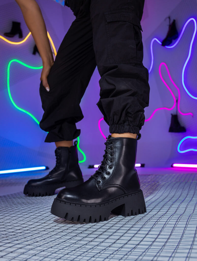 Bottines à plateforme